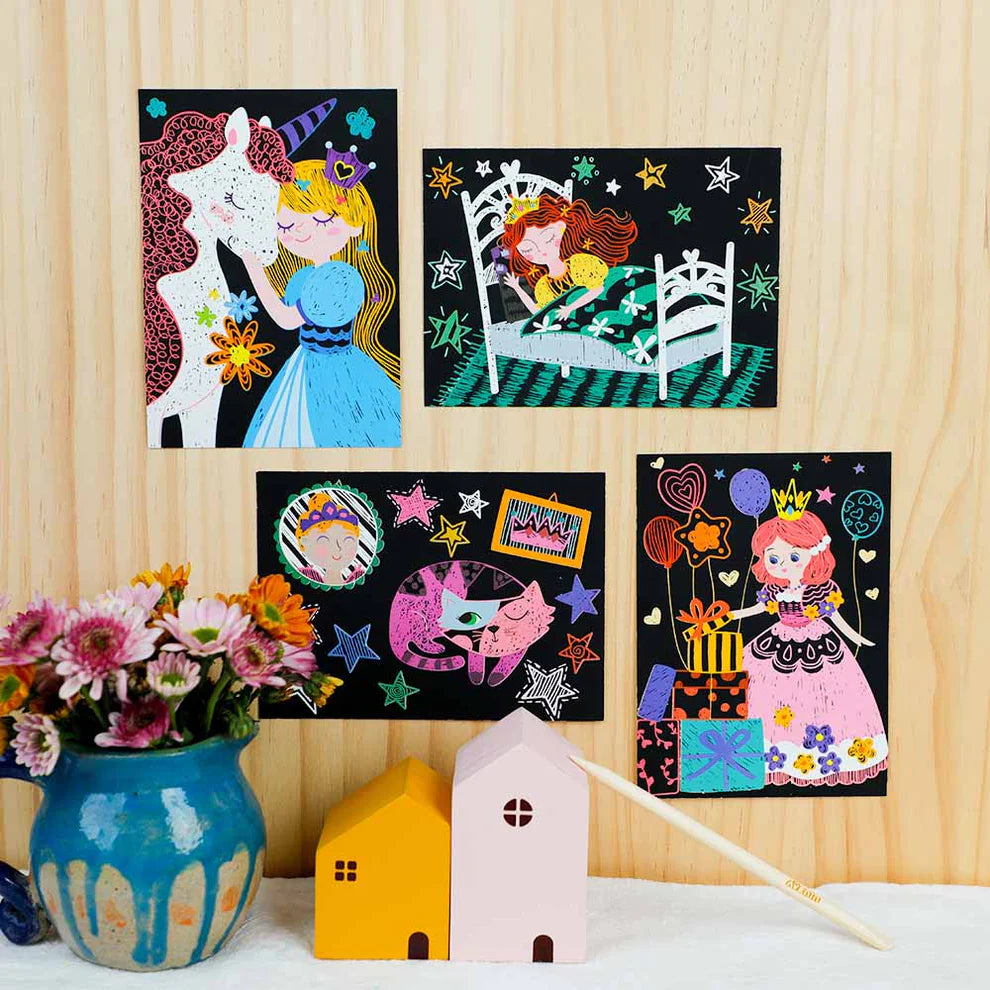 Avenir Mini Scratch Book Princess