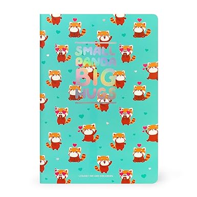 Quaderno Red Panda Plain Notebook, Medium