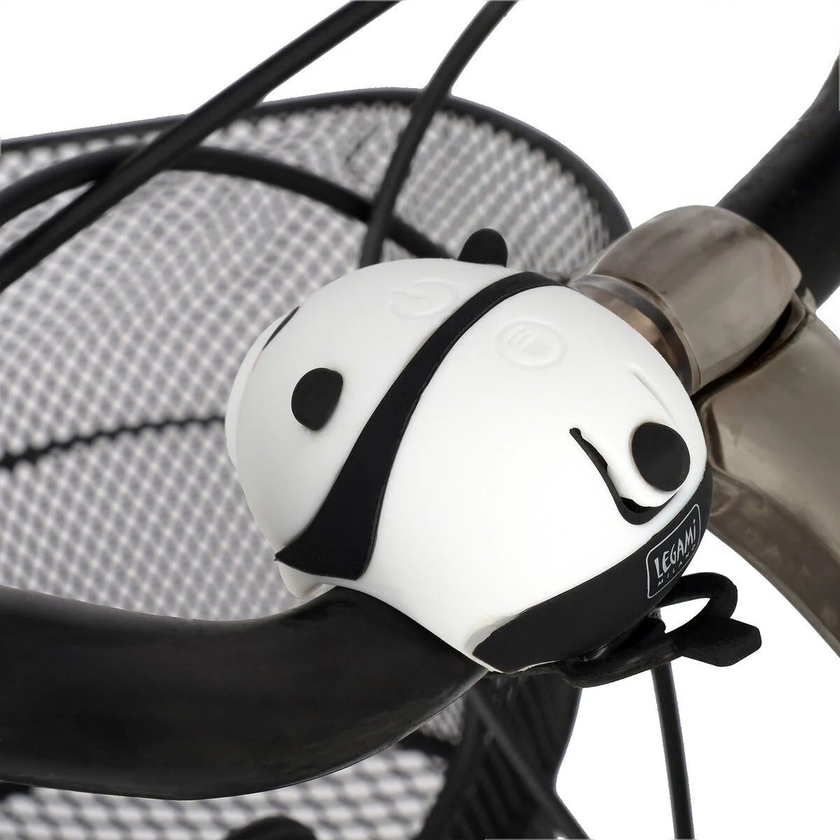 Rechargeable Front Bicycle Light With Bell - Panda - Front Bicycle Light With Bell