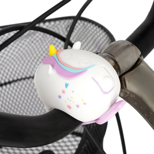 Rechargeable Front Bicycle Light With Bell - Unicorn - Front Bicycle Light With Bell