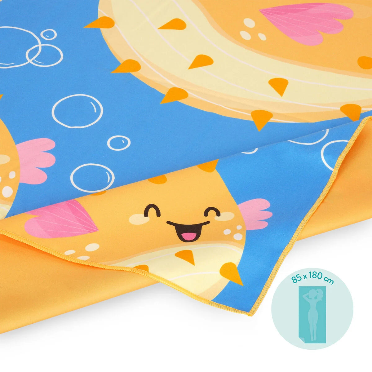 Beach Towel Pufferfish