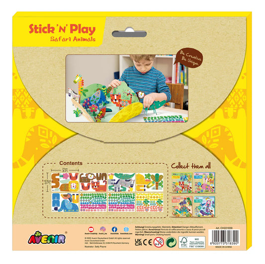 Stick 'n' Play Safari Animals