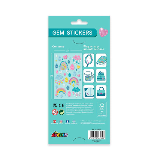 Avenir Gem Stickers Rainbows