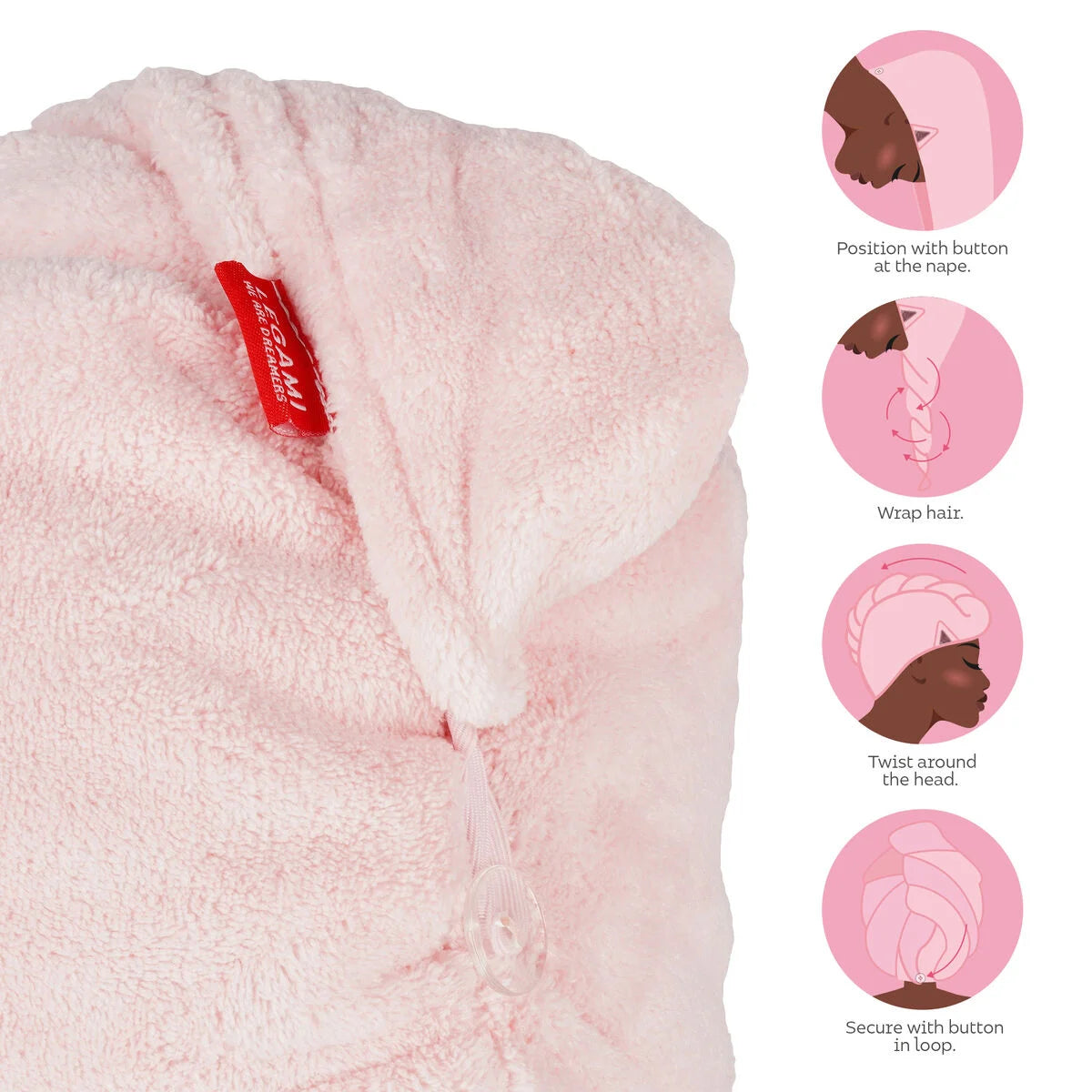 Kitty Hair Turban Towel - Love My Hair