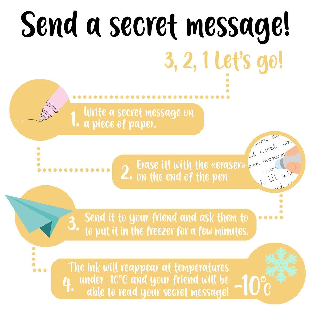 Legami Limited edition Christmas Set of 3 Erasable Gel Pens - The Nutcracker