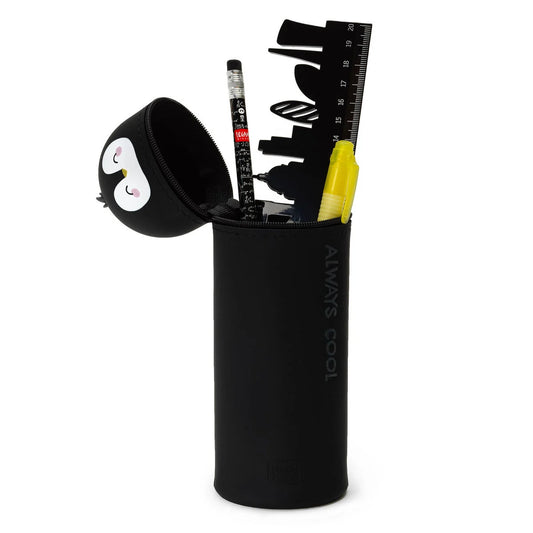 Penguin "Always Cool" 2-in-1 Silicone Pencil Case