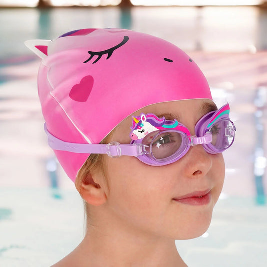 Unicorn Swimming Cap - Too Cool for the Pool