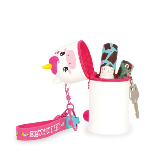 Unicorn Coin Purse with Key Ring - Mini Kawaii