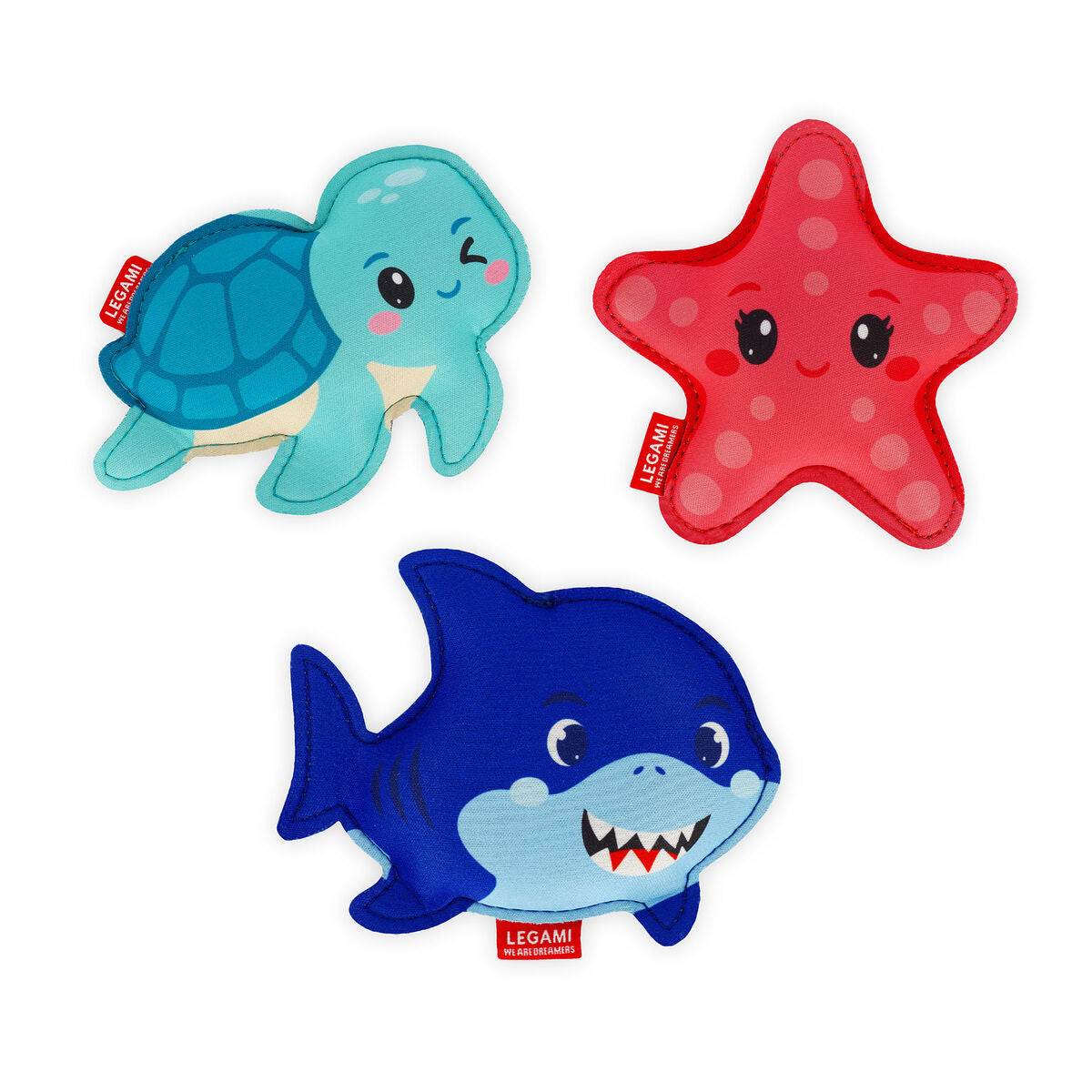 Set of three diving toys