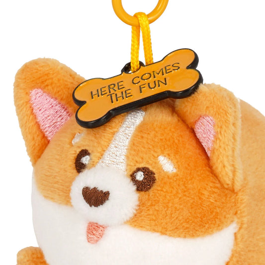 LEGAMI Corgi Plush Key Ring - Tiny Super Soft!
