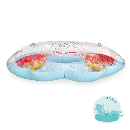 Rainbow Maxi Inflatable Pool Ring - Maxi Pool Ring