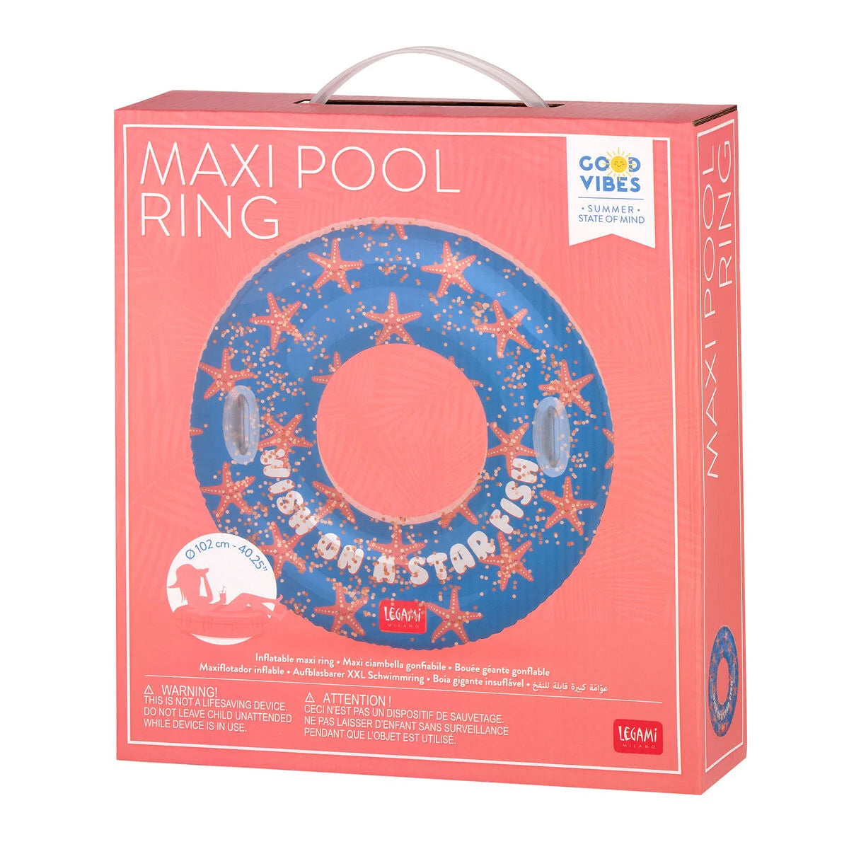 Starfish Maxi Inflatable Pool Ring - Maxi Pool Ring