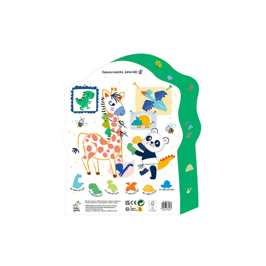 Haku Yoka Dino Finger Crayons