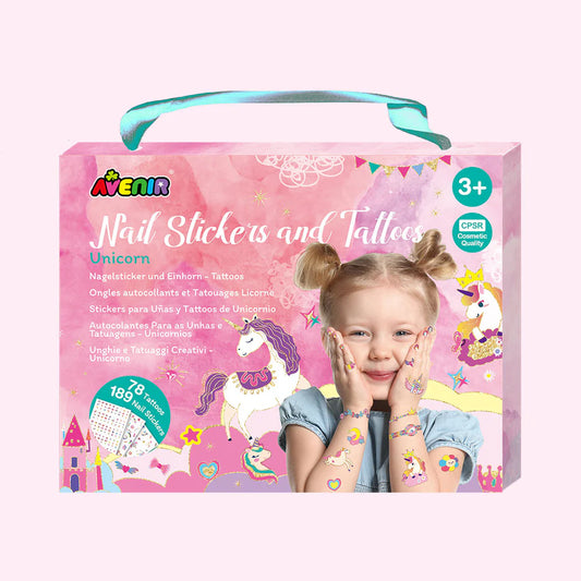 Avenir Fancy Me Nail Stickers and Tattoos Unicorns