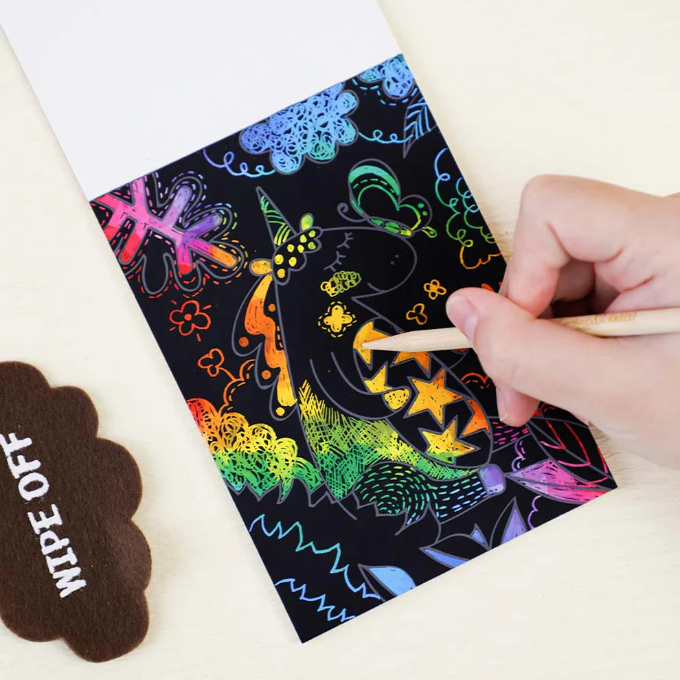 Avenir Mini Scratch Book Unicorns