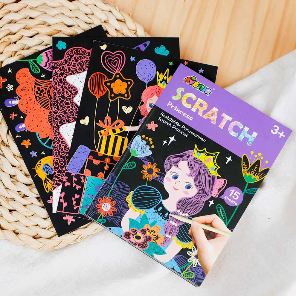 Avenir Mini Scratch Book Princess