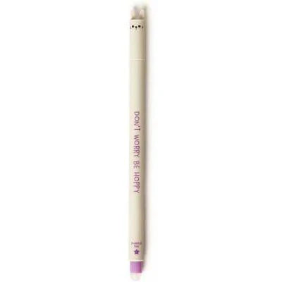 Gel Pen with "Don't Worry Be Hoppy" Bunny Animal Decoration - Lovely Friends