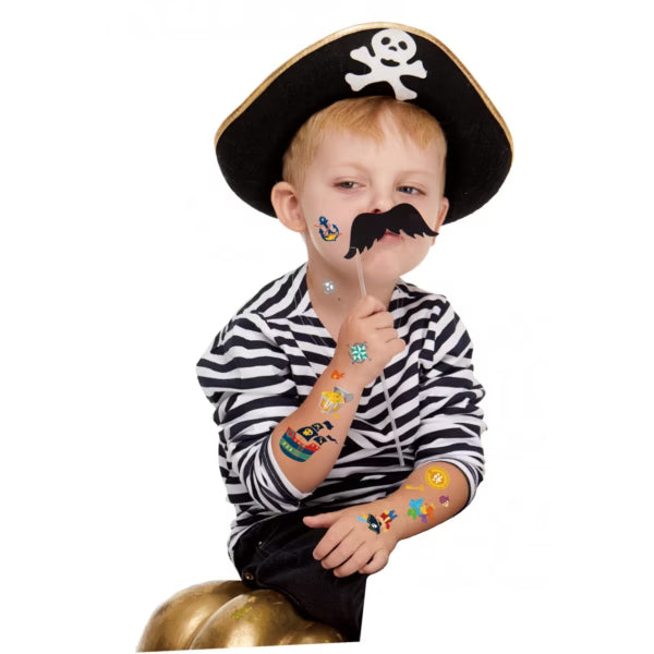 Avenir Tattoo Sticker Gold Pirate