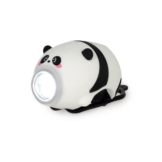 Rechargeable Front Bicycle Light With Bell - Panda - Front Bicycle Light With Bell