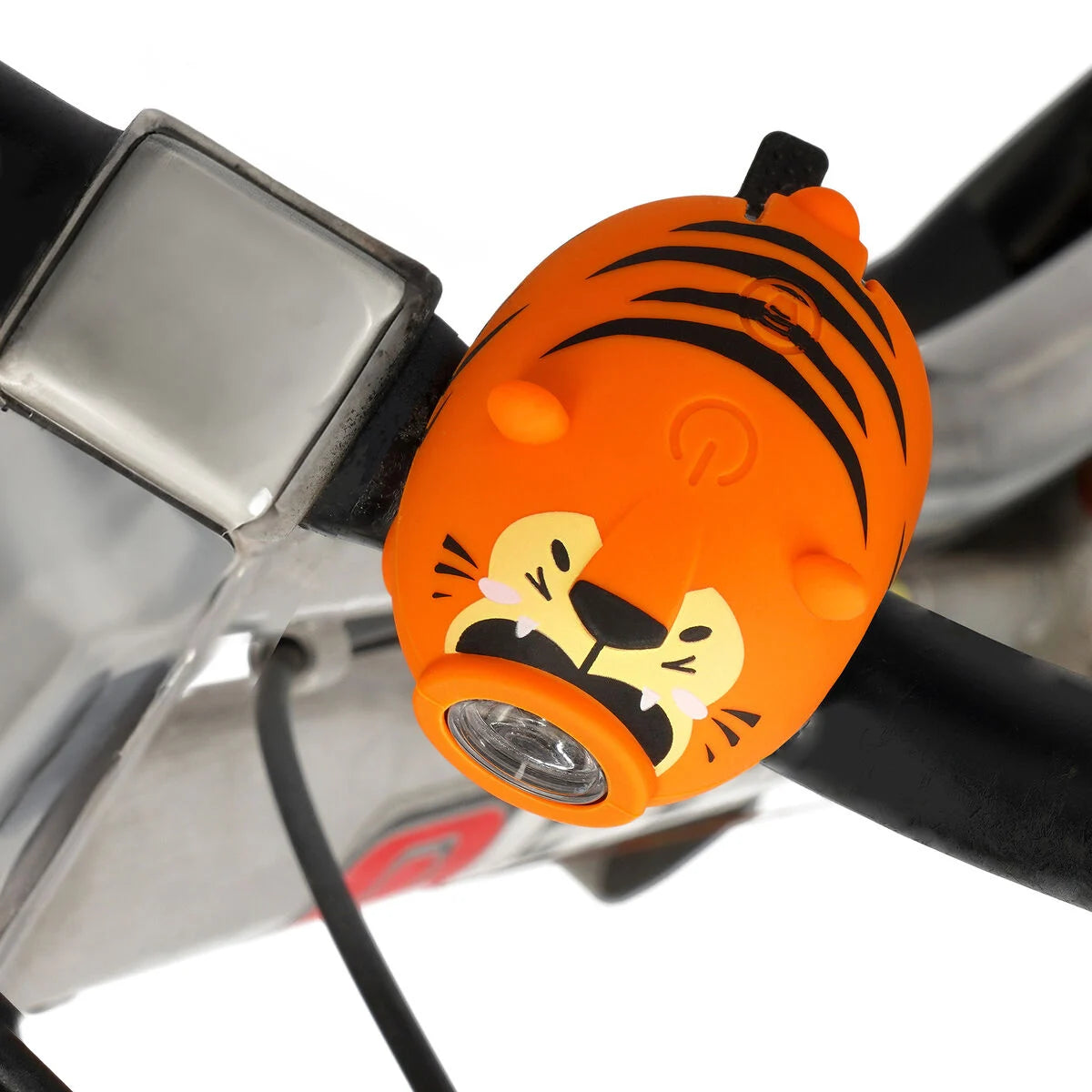 Rechargeable Front Bicycle Light With Bell - Tiger - Front Bicycle Light With Bell