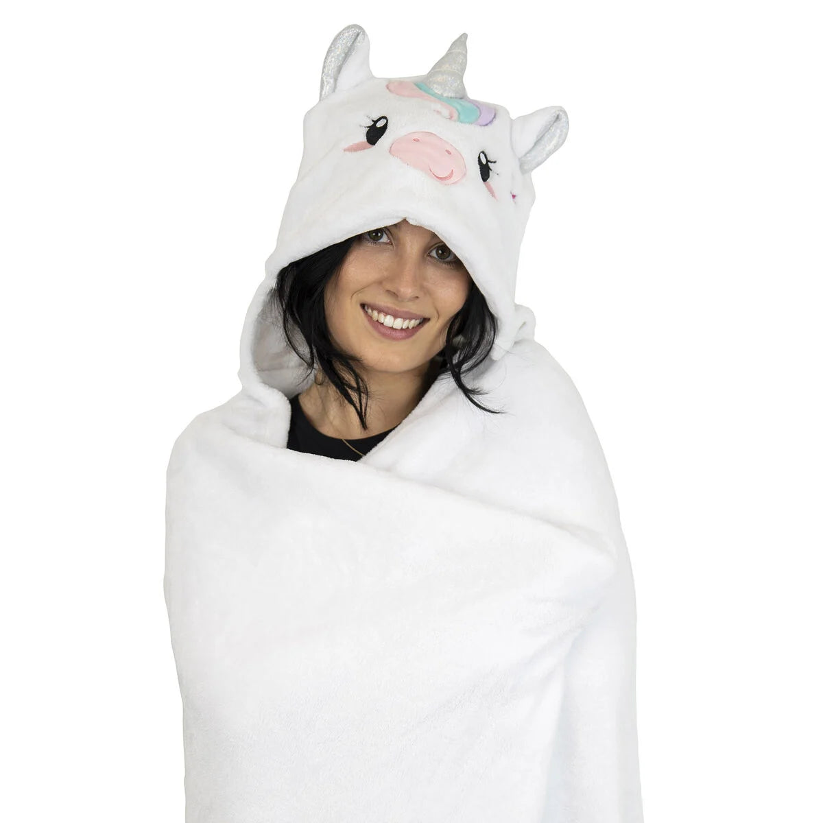 Legami Unicorn Hooded Blanket - Cosy Hugs