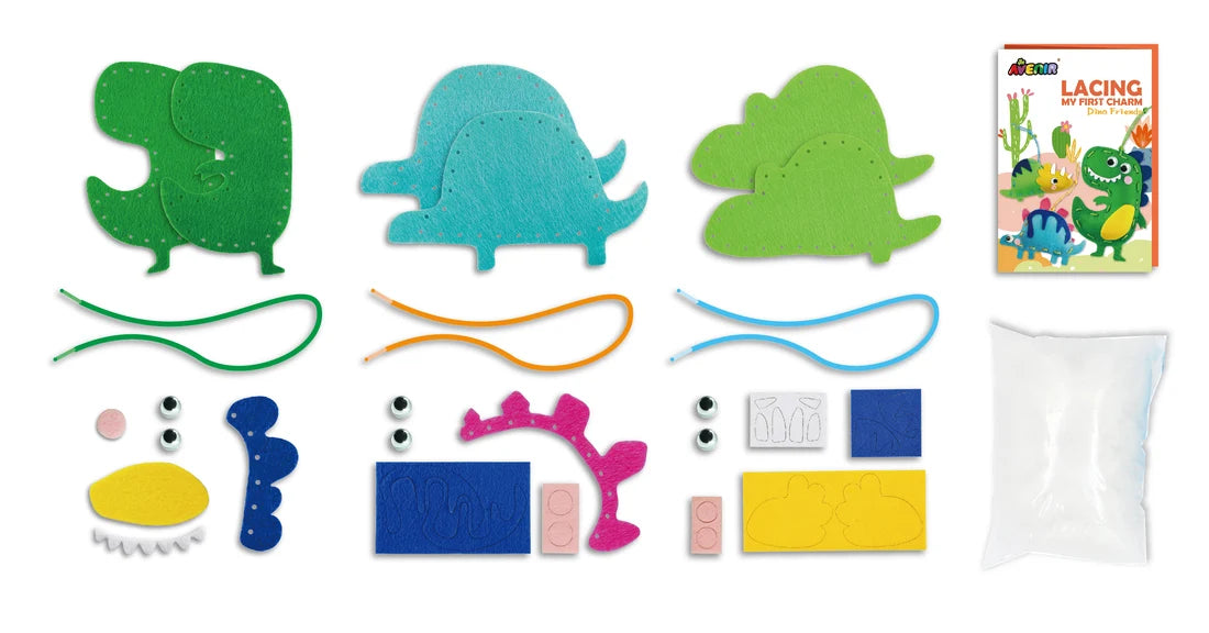 My First Lacing Kit Dino Friends