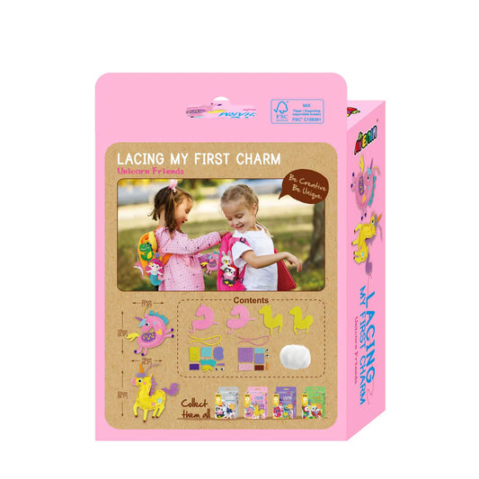 Haku Yoka Lacing my 1st Charm Unicorn Friends