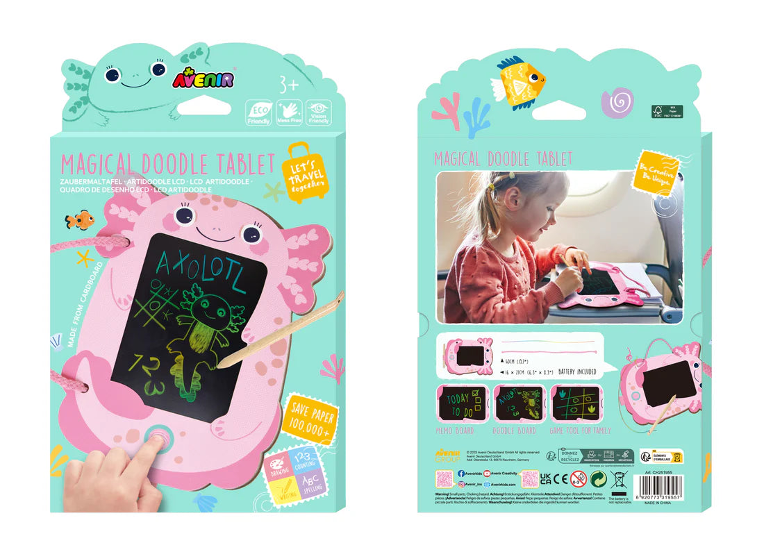 Avenir Let's Travel Together Magical Doodle Tablet AxolotI