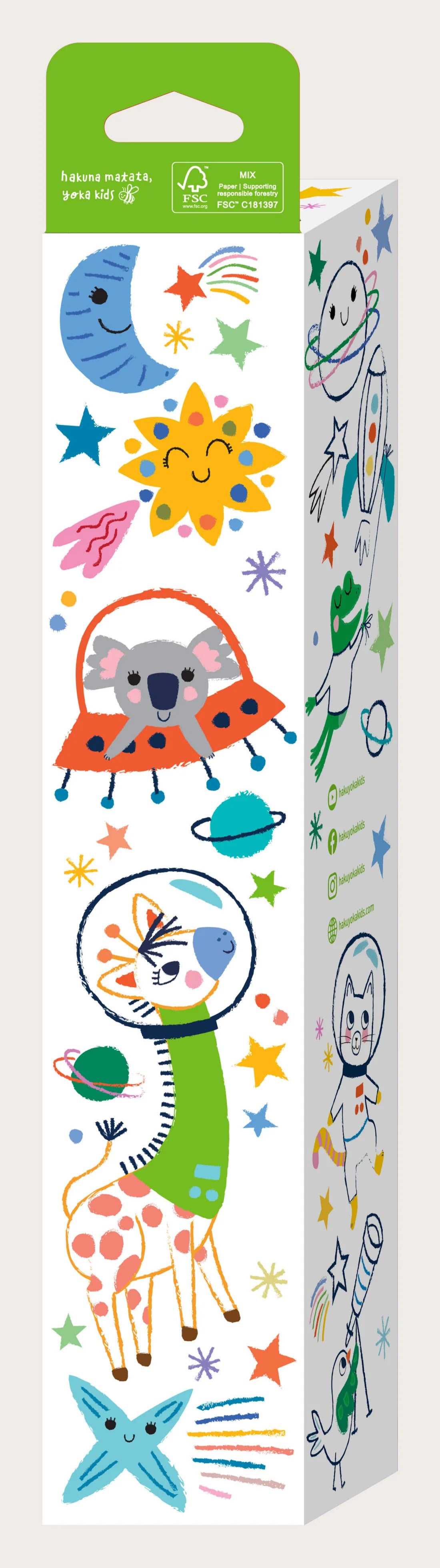 Colouring Roll Kit Space