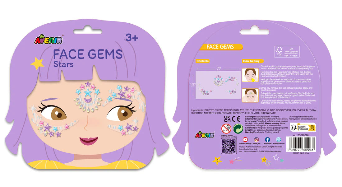 Avenir  Face gems Star