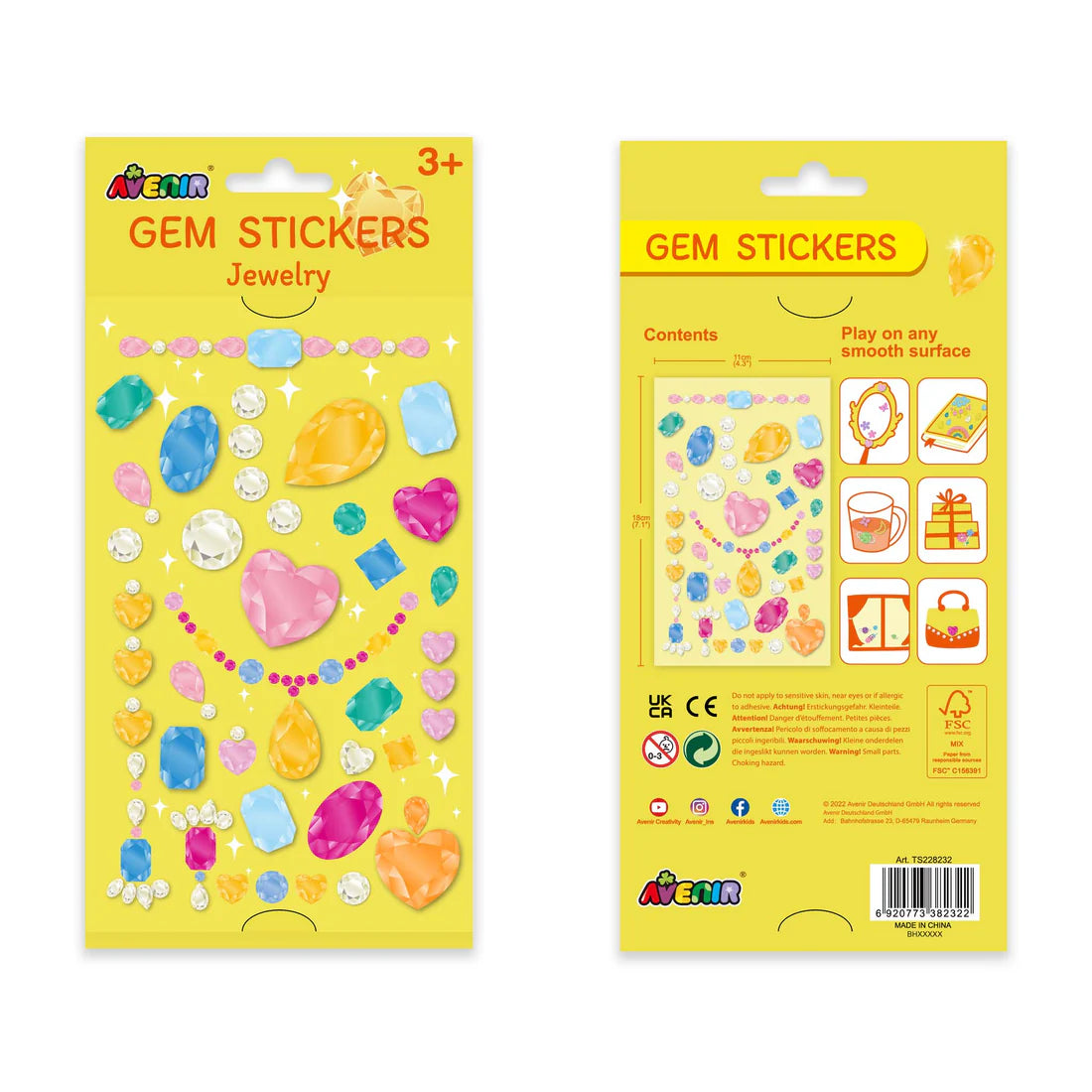 Avenir Gem Stickers Jewels
