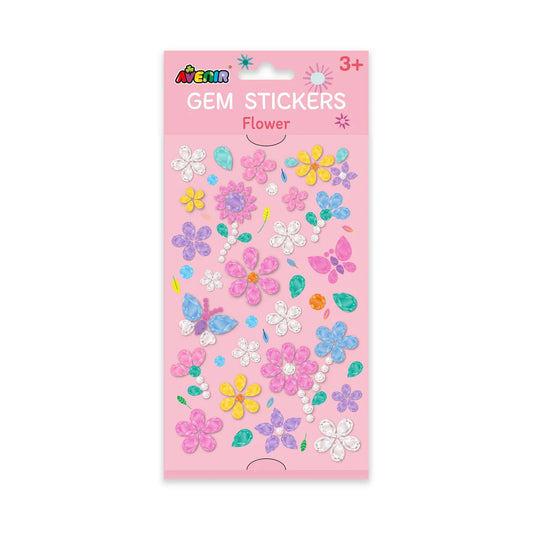Avenir  Gem Stickers Flowers