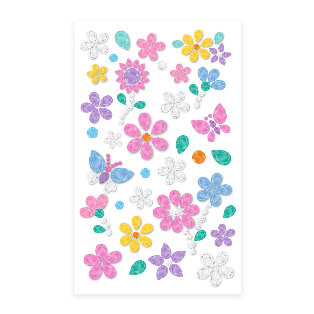 Avenir  Gem Stickers Flowers