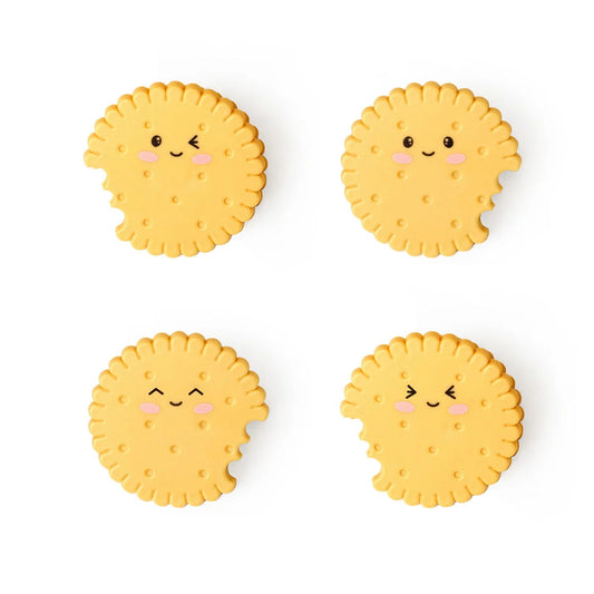 Legami Set of 4 Bag Clips - Cookie