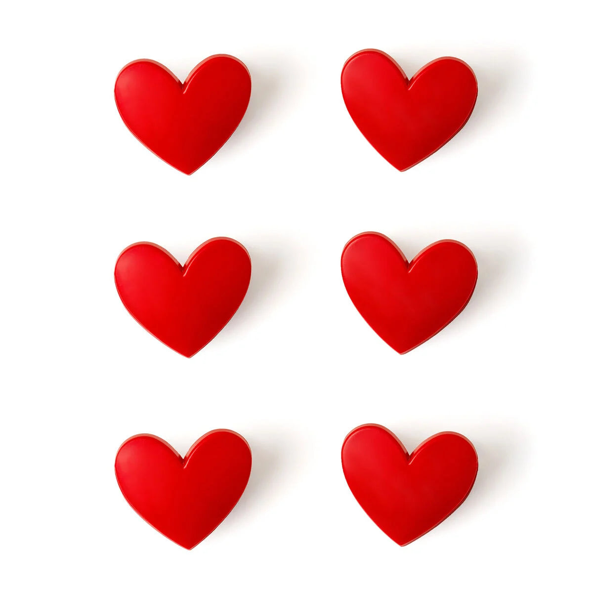 Legami Set of 6 Bag Clips - Heart