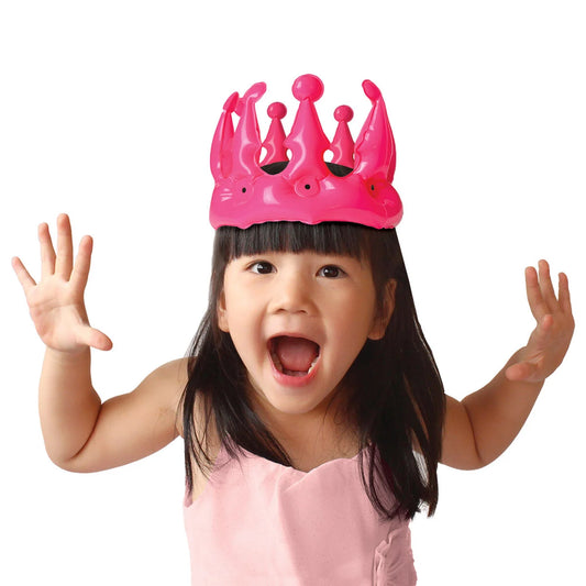 Pink Inflatable Crown - Princess - Party Princess