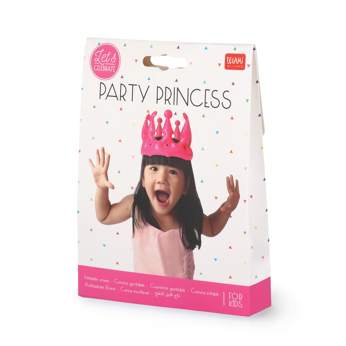 Pink Inflatable Crown - Princess - Party Princess