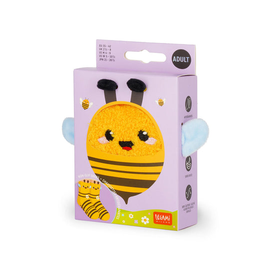 Non-Slip Bee Socks for Adults - It's a Match!