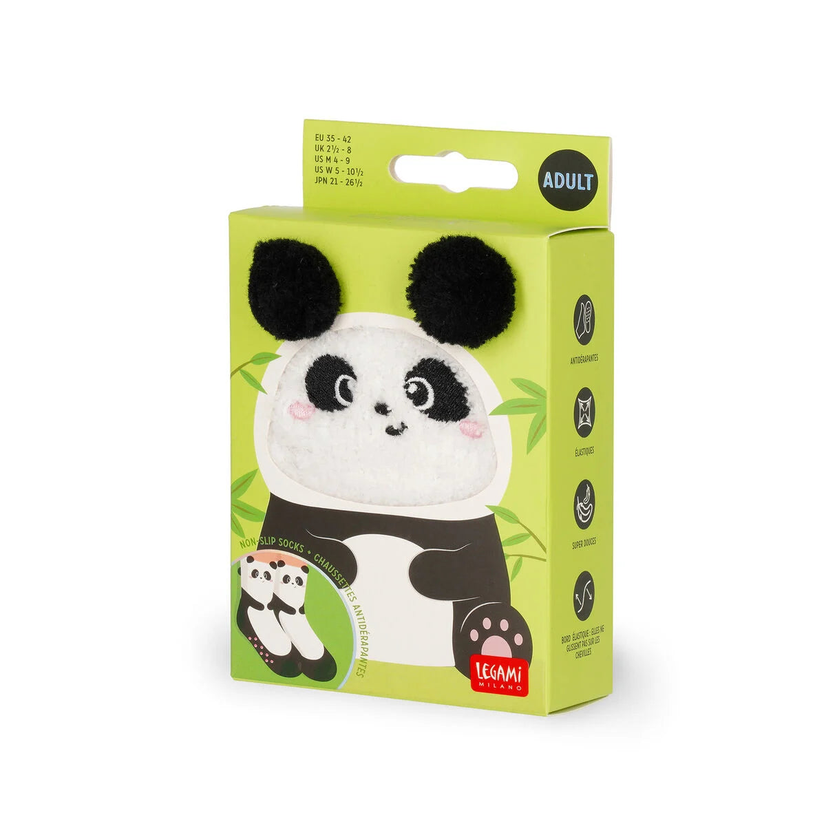 Non-Slip Panda Socks for Adults - It's a Match!