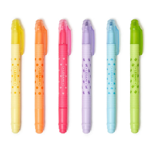 Legami Set Of 6 Erasable Highlighters