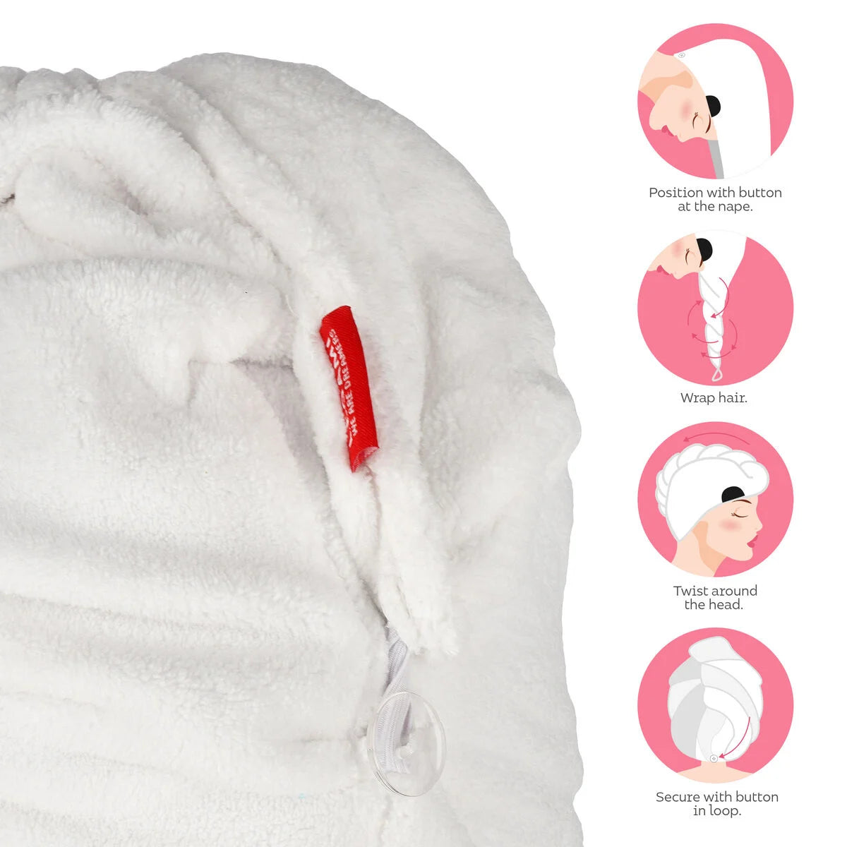 Panda Hair Turban Towel - Love My Hair