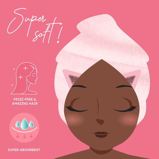 Kitty Hair Turban Towel - Love My Hair