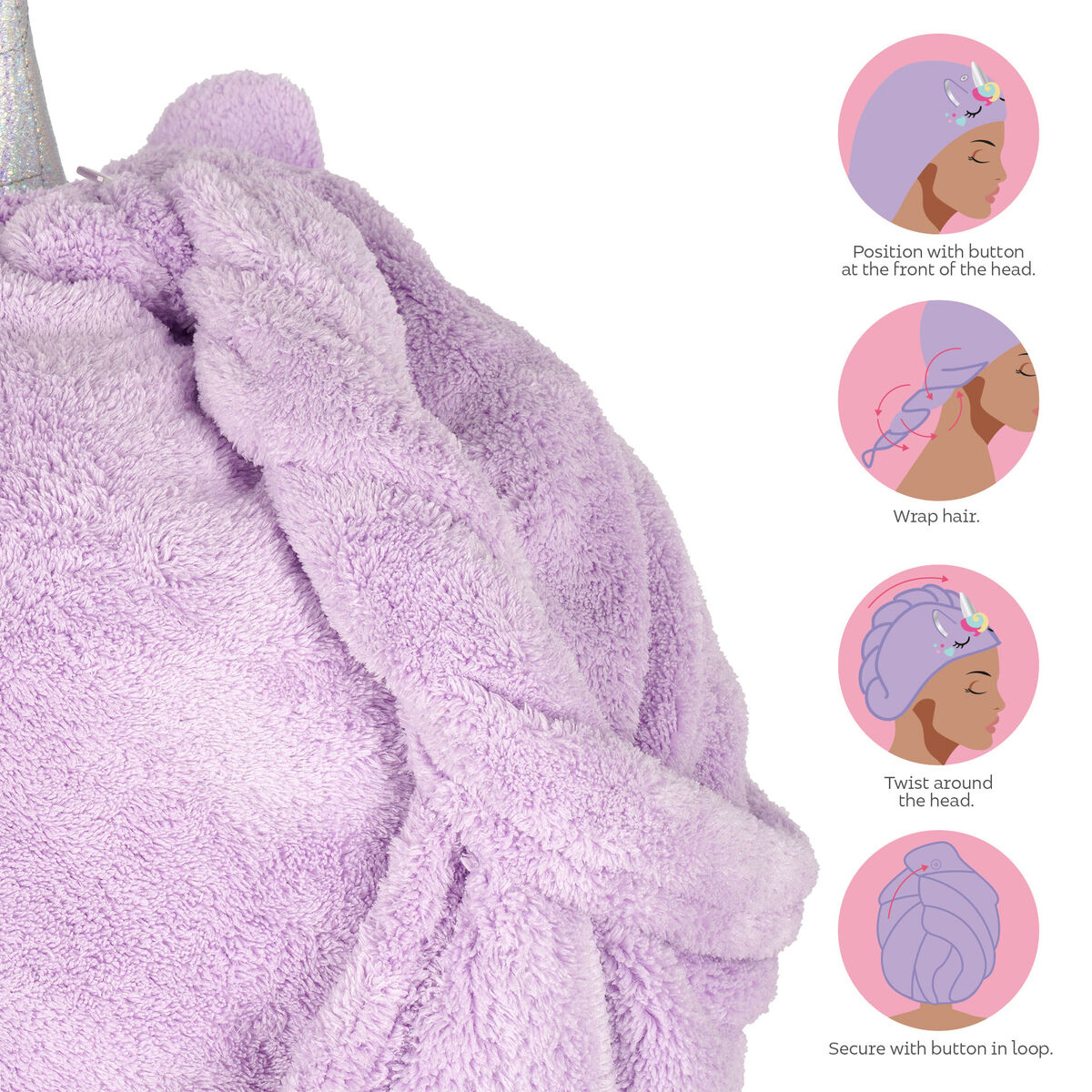 Unicorn Hair Turban Towel - Love My Hair