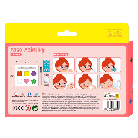 Avenir  6 Face Painting Butterfly