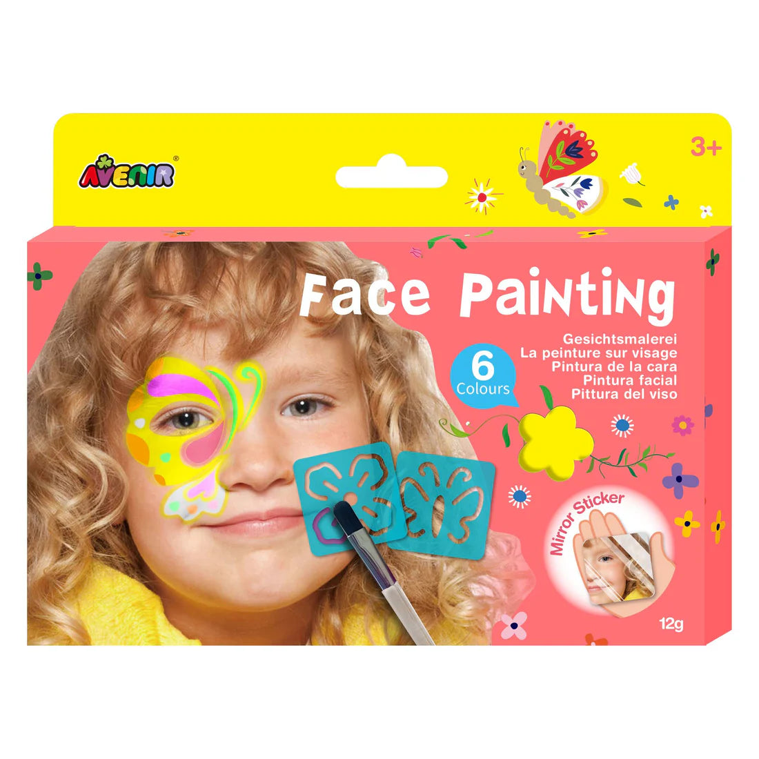 Avenir  6 Face Painting Butterfly