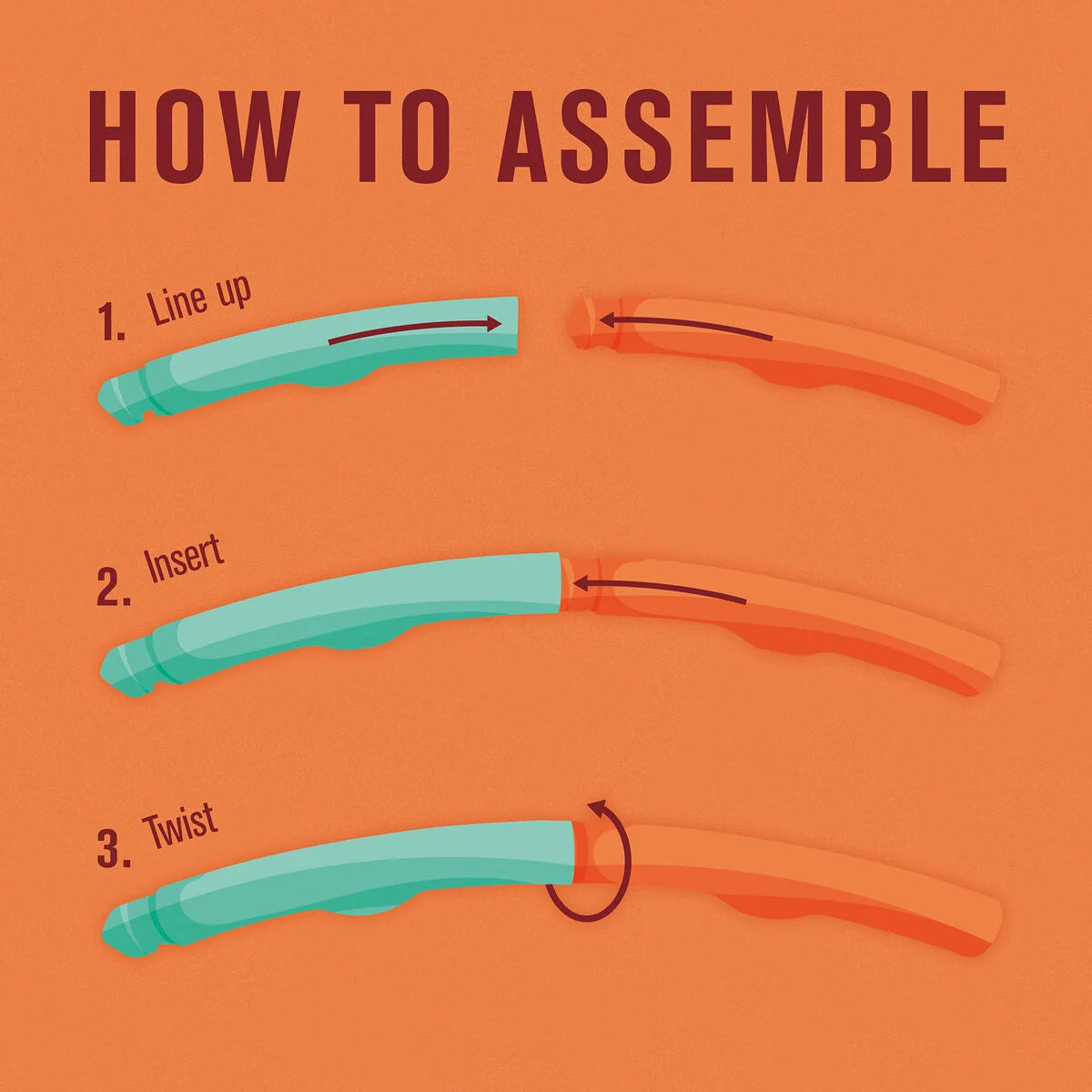 Vintage easy to assemble Hula Hoop