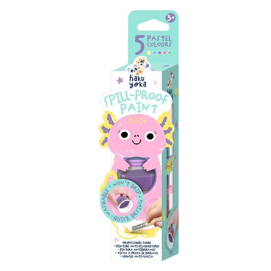 Spill Proof Paint 5 Pastel Colours