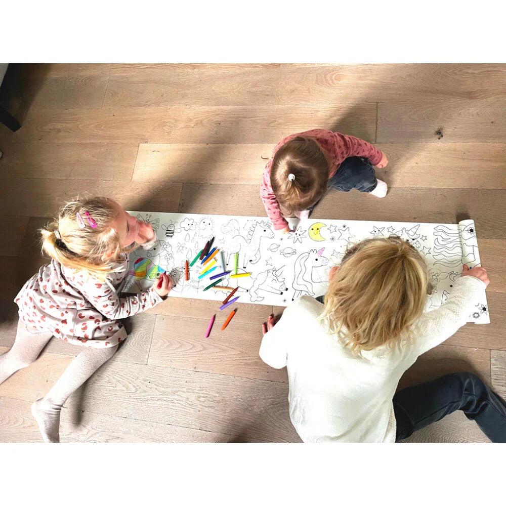 Colouring Roll Kit Fantasy Unicorn