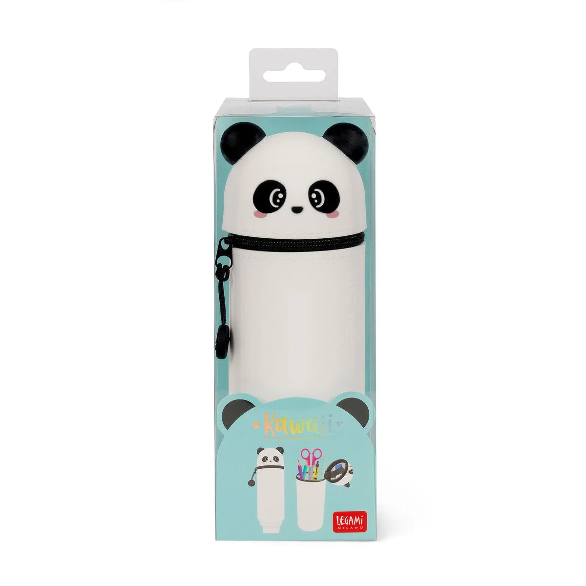 Panda "Hug Me" 2-in-1 Silicone Pencil Case