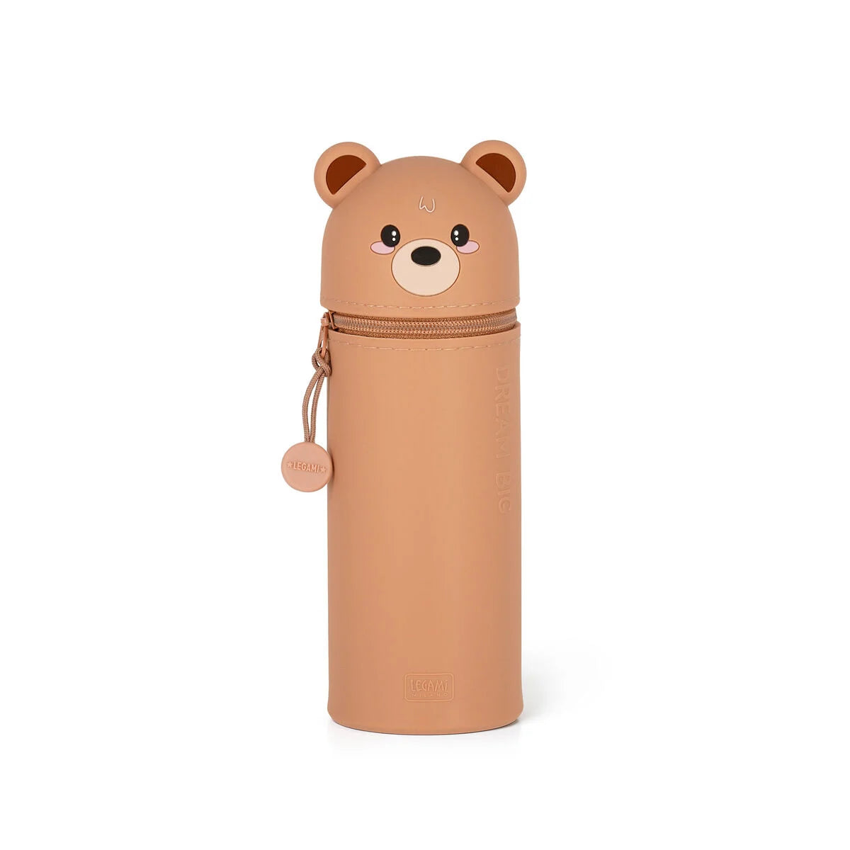 Bunny "Don't Worry Be Hoppy" 2-in-1 Silicone Pencil Case